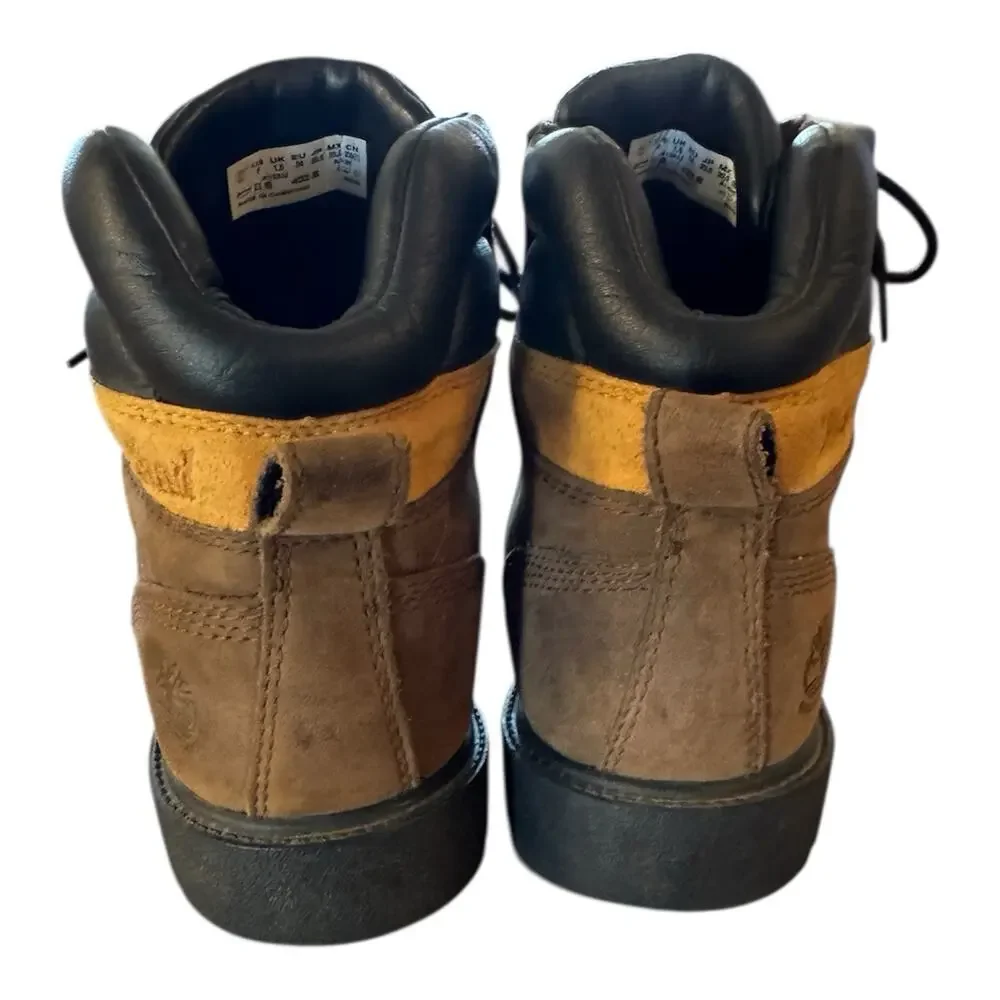 Timberland Junior Leavitt Lace Boot Brown Medium Brown, Youth size 2